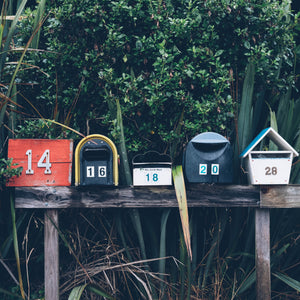 A mailbox showing neighbors for talking to neighbor about their bark dog.